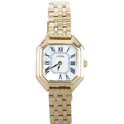 No Brand LC2004-GP5L Solar-Powered Battery No Need for Replacement Elegant Yellow Gold Finish Stylish Design - Image 3