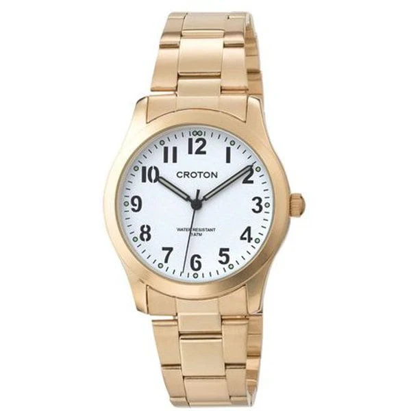 No Brand RT-168M-B Stylish Men's Metal Band Japanese Quartz Movement Water Resistant Durable Design