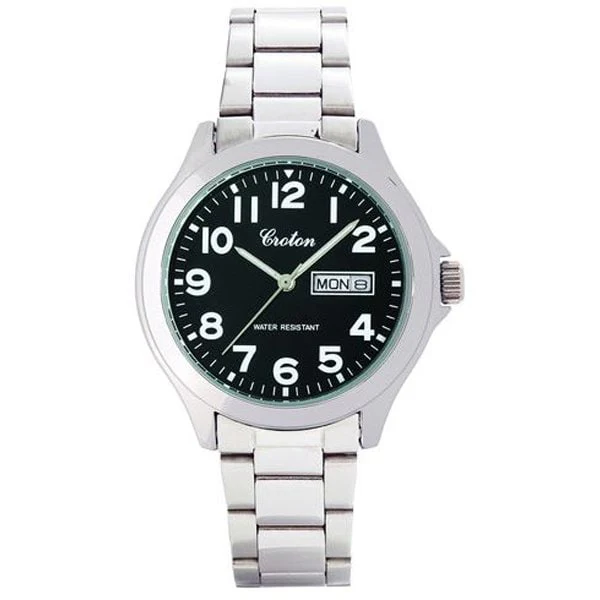 No Brand RT-179M-04 Stylish Metal Band Watch Water Resistant Quartz Movement Elegant Design