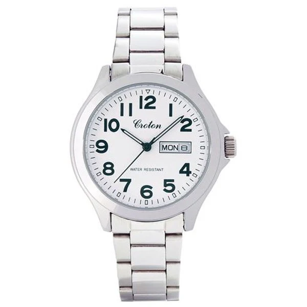 No Brand RT-179M-05 Men's Metal Band Watch Stylish Design Durable Build Water Resistant Elegant Look