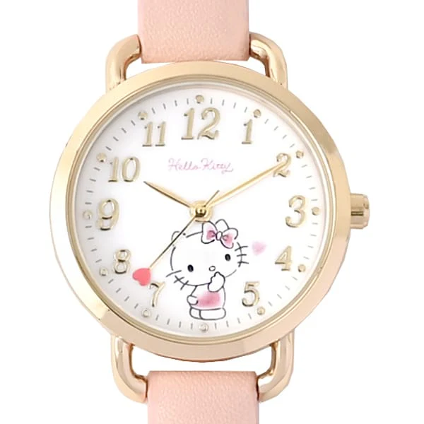 No Brand SNR001-1 Heart Needle Watch Stylish Design Water Resistant Quartz Movement Unique Kitty Charm - Image 3