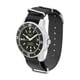 No Brand STG018LT2 Men's Diver Model Watch Leather Strap Black Waterproof Stylish Design - Image 2