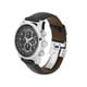 No Brand STG019S1 Men's Chronograph Watch Leather Strap Black Elegant Design Water Resistant Stylish - Image 2