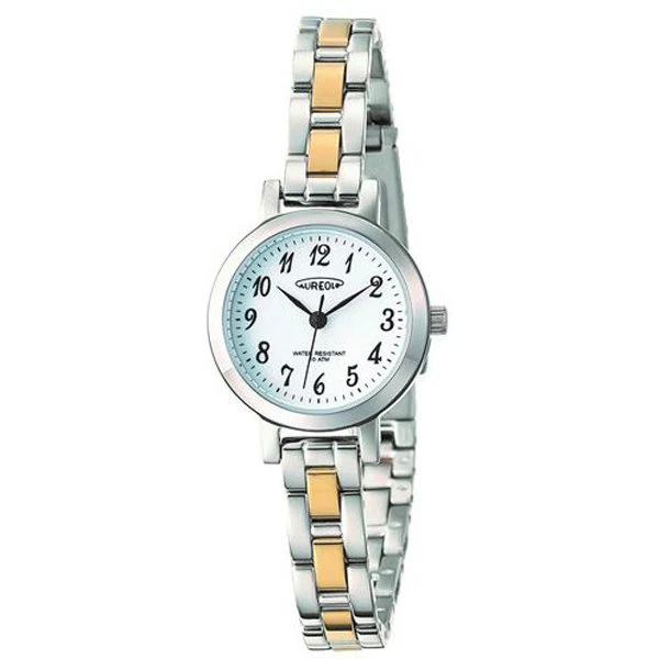No Brand SW-612L-02 Elegant Women's Metal Band Watch Stylish Design Water Resistant Quartz Movement