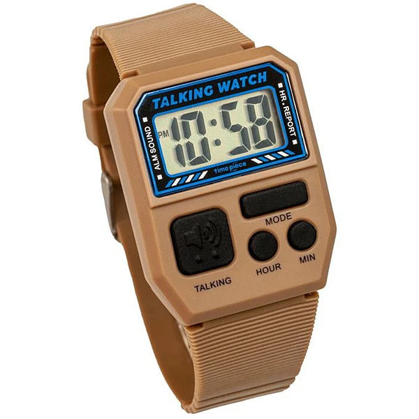 No Brand TPW101T-KH Digital Talking Watch Waterproof Alarm Function Stylish Design Easy-to-Read Display - Image 5