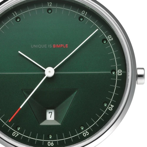 No Brand TS2003B Stylish Men's Watch Leather Band Water Resistant Quartz Movement Elegant Design