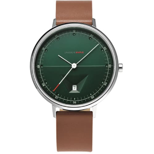 No Brand TS2003B Stylish Men's Watch Leather Band Water Resistant Quartz Movement Elegant Design - Image 3