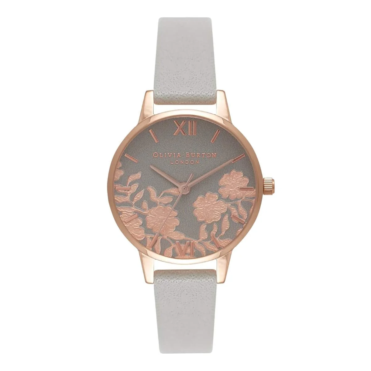 OLIVIA BURTON Lace Detail OB16MV58 Rose Gold Women's Watch