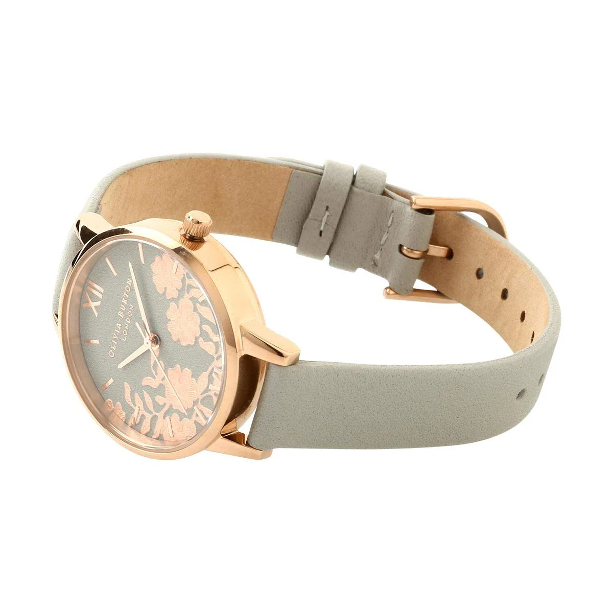 OLIVIA BURTON Lace Detail OB16MV58 Rose Gold Women's Watch - Image 2