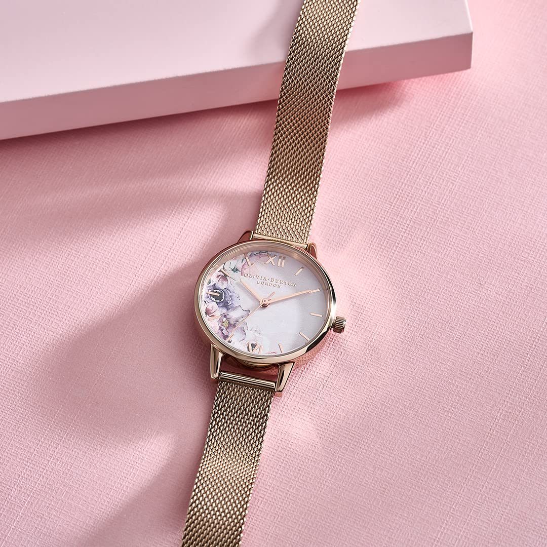 OLIVIA BURTON Watercolour Florals OB16PP39 Women's Watch - Image 4