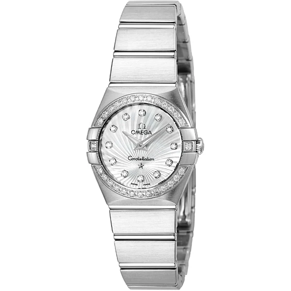 OMEGA 123.15.24.60.55.002 Ladies Constellation Quartz Watch with 5 Year Warranty Elegant Design Water Resistant