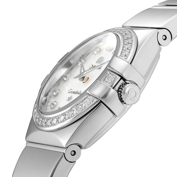 OMEGA 123.15.24.60.55.004 Ladies Constellation White Pearl Automatic Movement Luxury Watch with 5 Year Warranty - Image 2