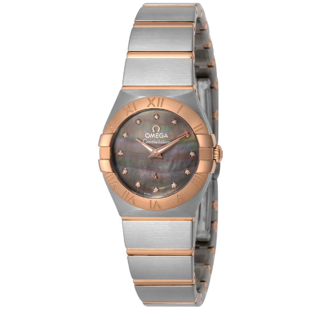 OMEGA 123.20.24.60.57.005 Elegant Design Swiss Automatic Movement 24mm Case Stainless Steel Bracelet