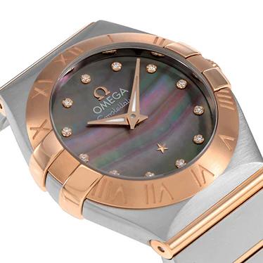 OMEGA 123.20.24.60.57.005 Elegant Design Swiss Automatic Movement 24mm Case Stainless Steel Bracelet - Image 3