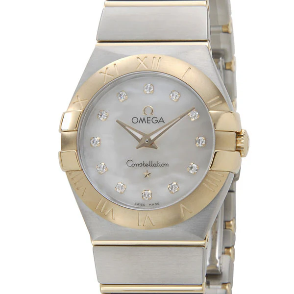 OMEGA 123.20.27.60.55.002 Constellation Quartz 27MM Elegant Design Swiss Made Sapphire Crystal