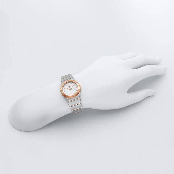 OMEGA 123.20.27.60.55.007 Constellation Quartz 27mm Ladies' Metal Bracelet Swiss Luxury Watch with 5 Year Warranty - Image 4