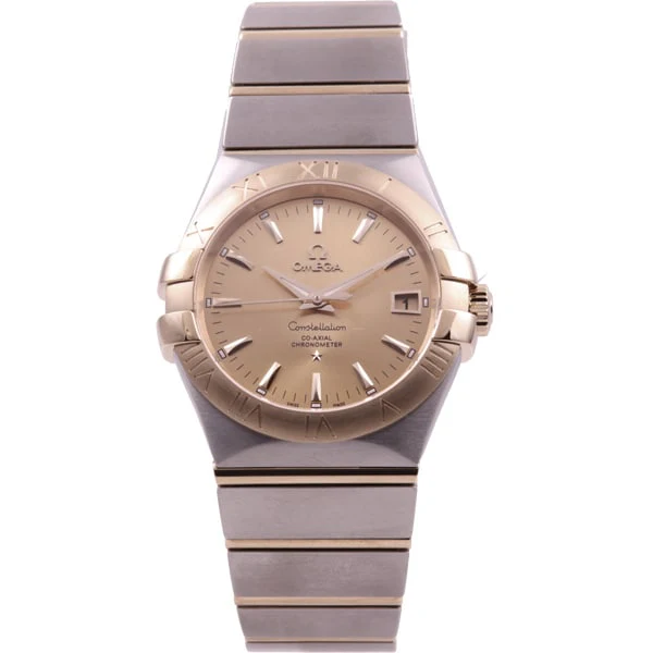 OMEGA 123.20.35.20.08.001 Ladies Constellation Co Axial 35mm Watch with Elegant Design, Precision Movement, and Timeless Style