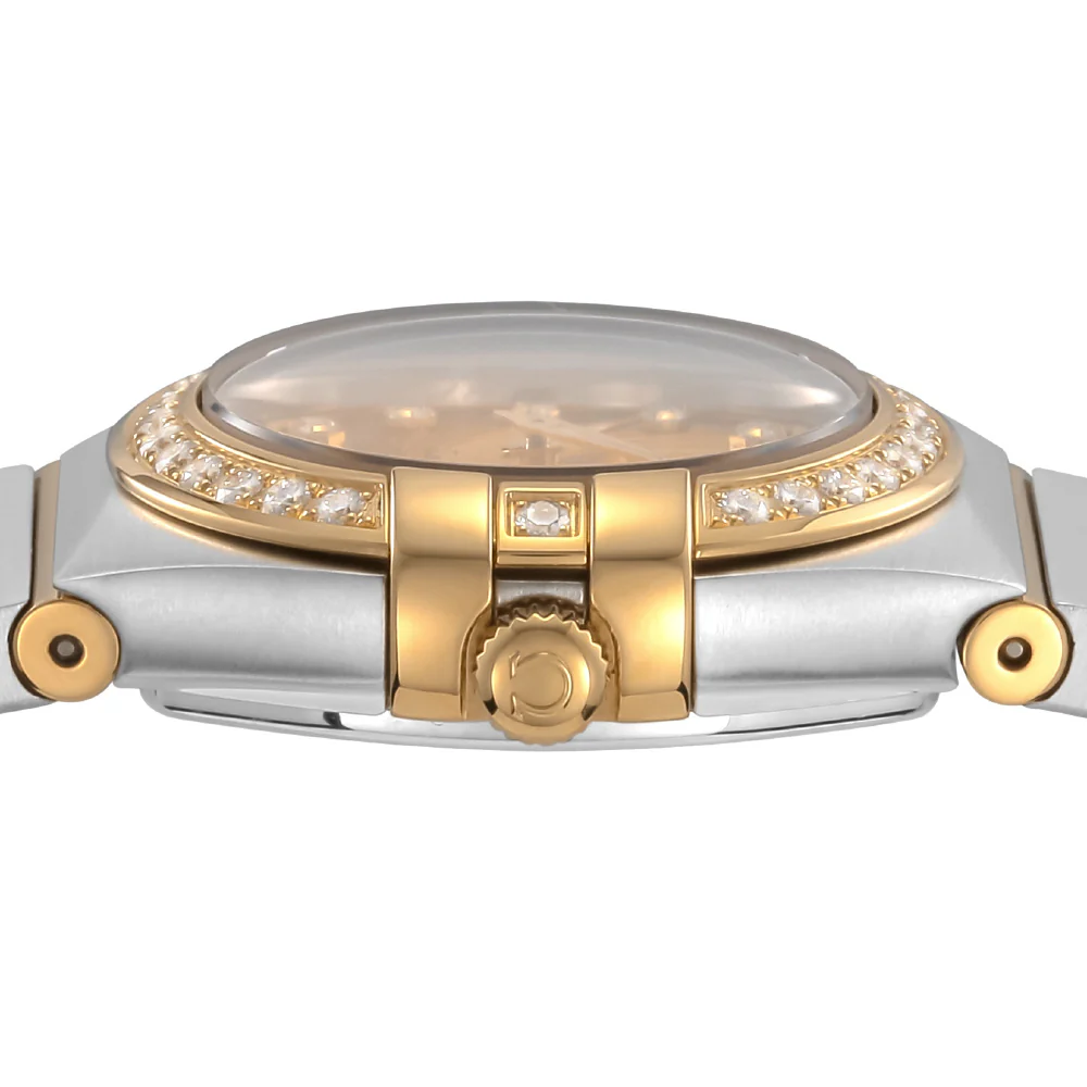 OMEGA 123.25.24.60.58.001 Elegant Constellation Quartz 24MM Stunning Silver Dial Classic Stainless Steel Bracelet - Image 3