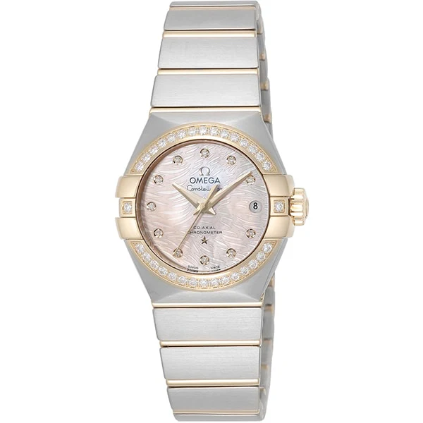 OMEGA 123.25.27.20.57.005 OMEGA Constellation Plume 5-Year Warranty Pink Watch [Parallel Import] - Luxury Swiss Timepiece
