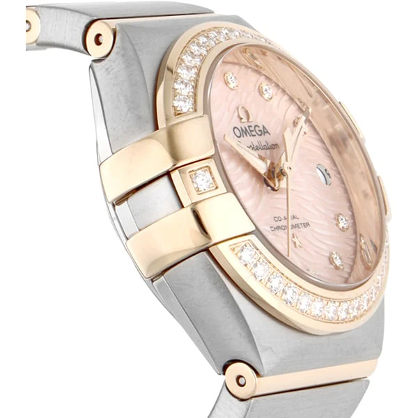 OMEGA 123.25.27.20.57.005 OMEGA Constellation Plume 5-Year Warranty Pink Watch [Parallel Import] - Luxury Swiss Timepiece - Image 3