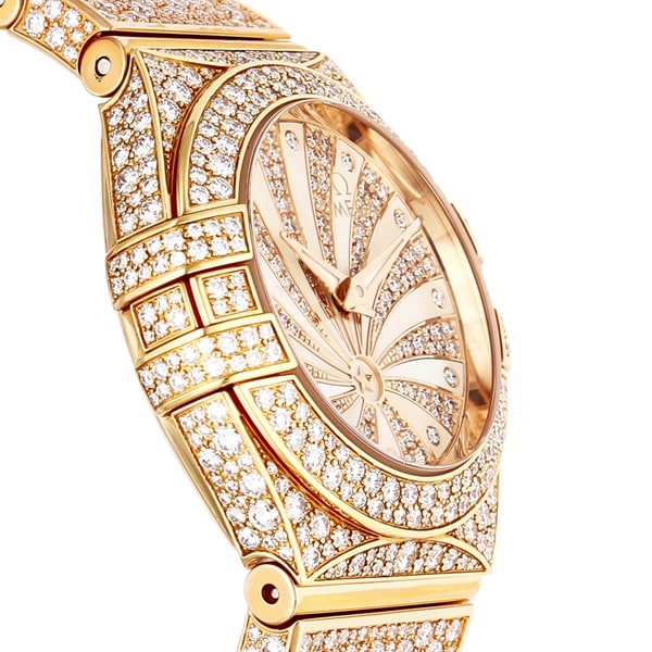OMEGA 123.55.24.60.55.009 Constellation Quartz Ladies Metal Bracelet Elegant Design 5 Year Warranty - Image 2