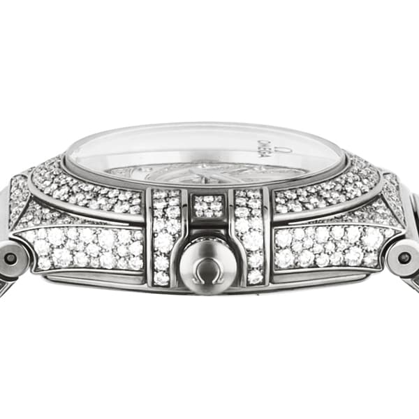 OMEGA 123.55.27.60.55.010 Constellation Quartz Ladies Watch with Metal Bracelet and 5 Year Warranty for Timeless Elegance - Image 4