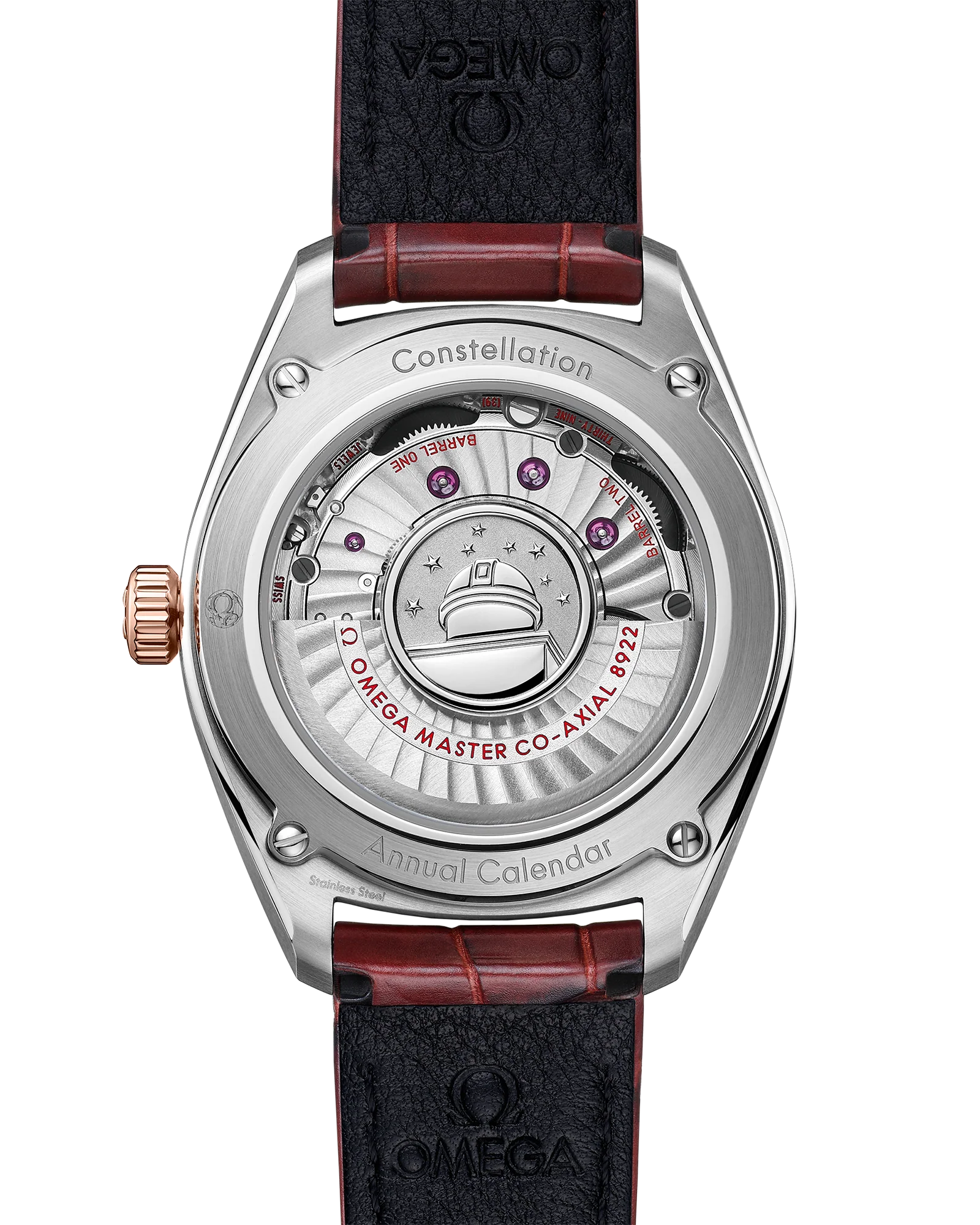 OMEGA 130.23.41.22.11.001 CONSTELLATION GLOBEMASTER 41 mm, steel ‑ Sedna™ gold on leat - Image 2