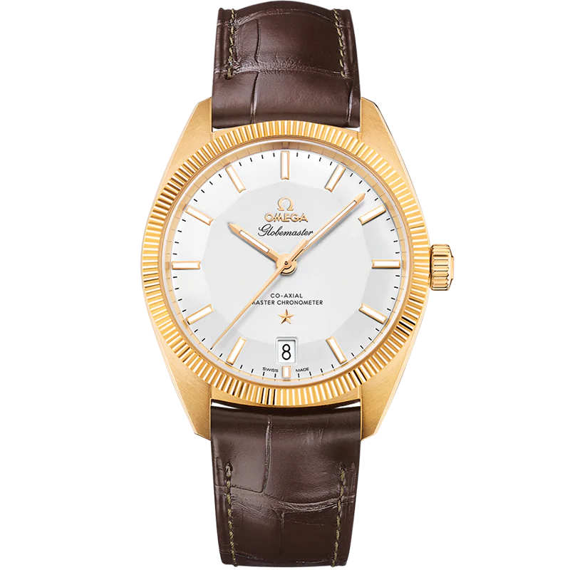 OMEGA 130.53.39.21.02.002 CONSTELLATION GLOBEMASTER 39 mm, yellow gold on le
