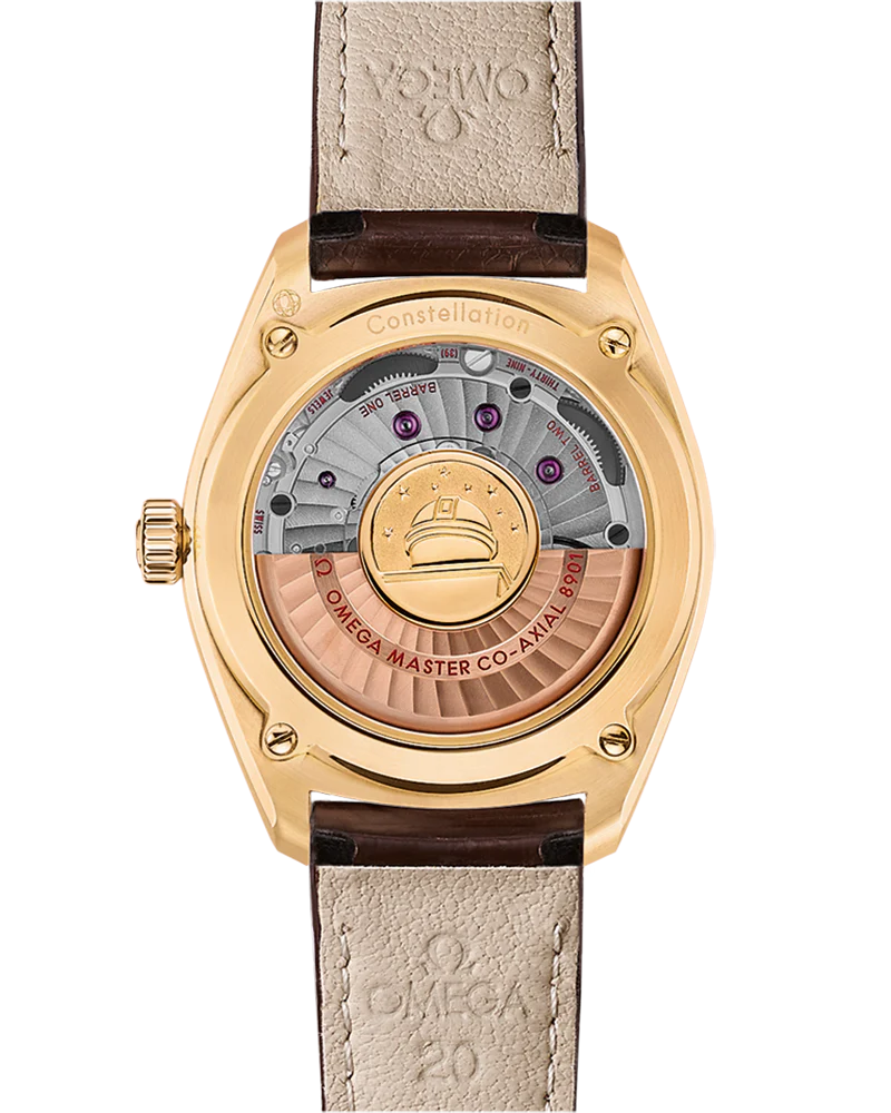 OMEGA 130.53.39.21.02.002 CONSTELLATION GLOBEMASTER 39 mm, yellow gold on le - Image 2