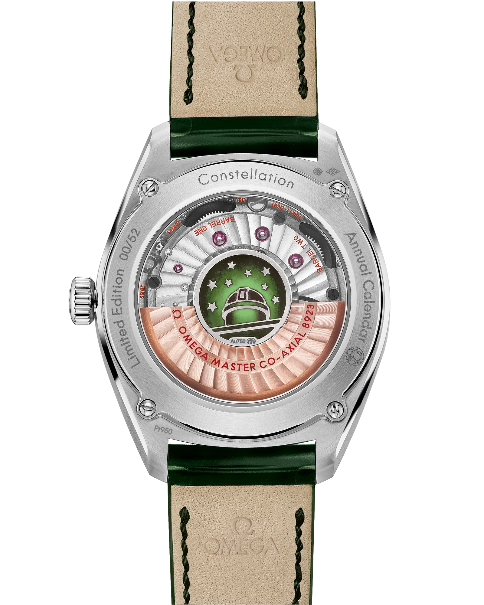 OMEGA 130.93.41.22.99.002 CONSTELLATION GLOBEMASTER 41 mm, platinum on leath - Image 2