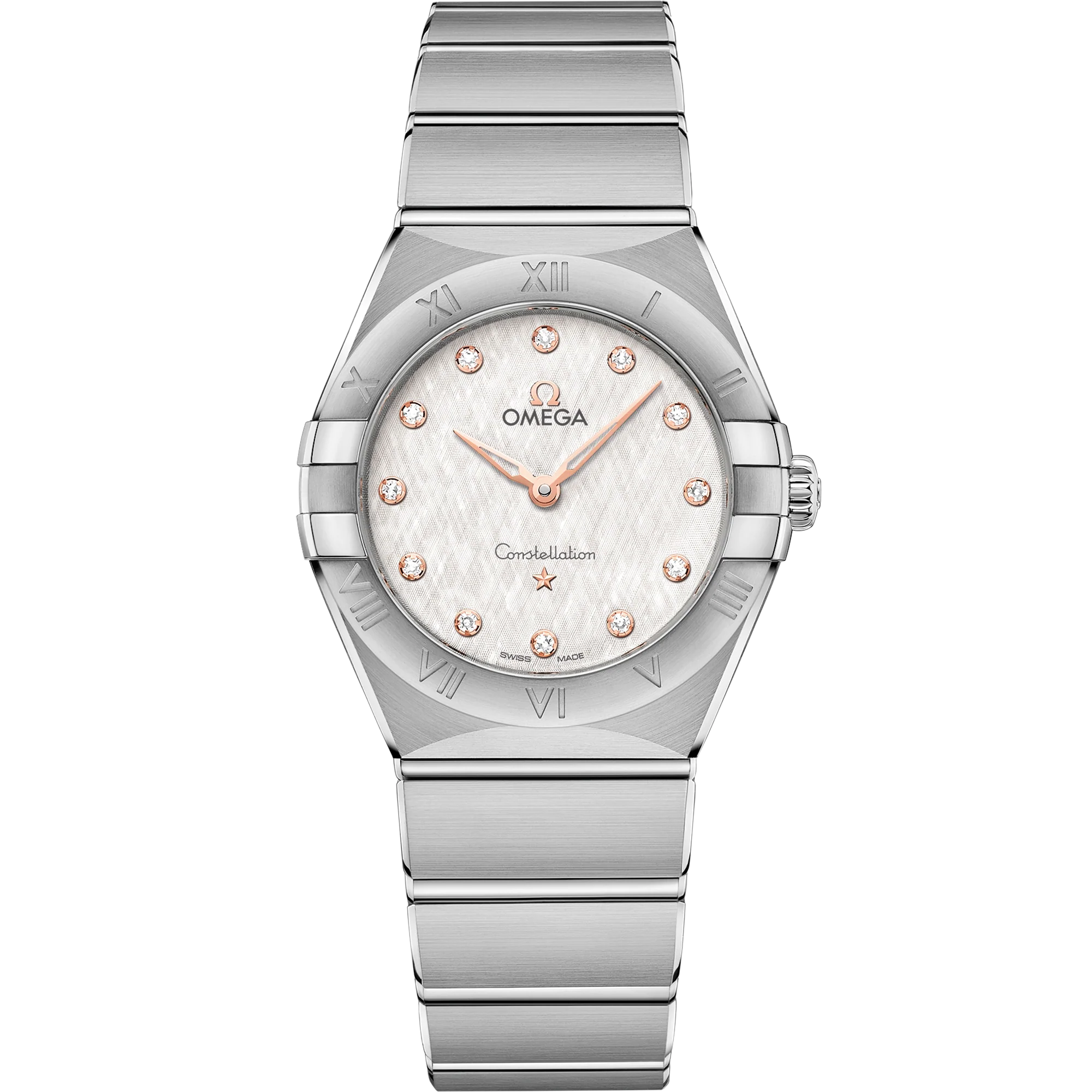 OMEGA 131.10.28.60.52.001 CONSTELLATION 28 mm, steel on steel