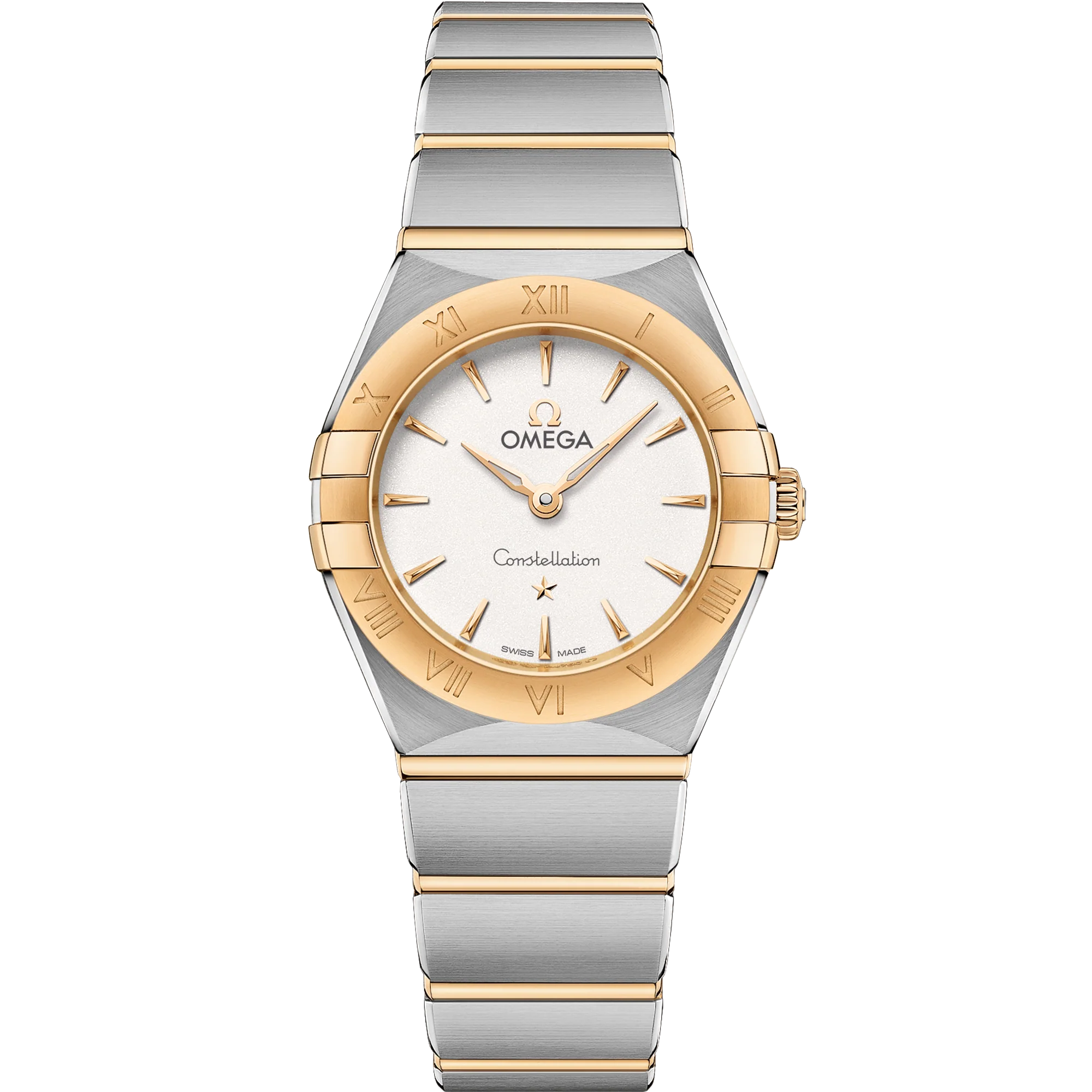 OMEGA 131.20.25.60.02.002 CONSTELLATION 25 mm, steel ‑ yellow gold on steel ‑ yellow g