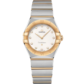 OMEGA 131.20.28.60.52.002 CONSTELLATION 28 mm, steel ‑ yellow gold on steel ‑ yellow g - Image 6