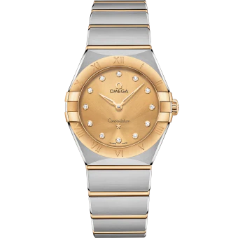 OMEGA 131.20.28.60.58.001 CONSTELLATION 28 mm, steel ‑ yellow gold on steel ‑ yellow g - Image 6