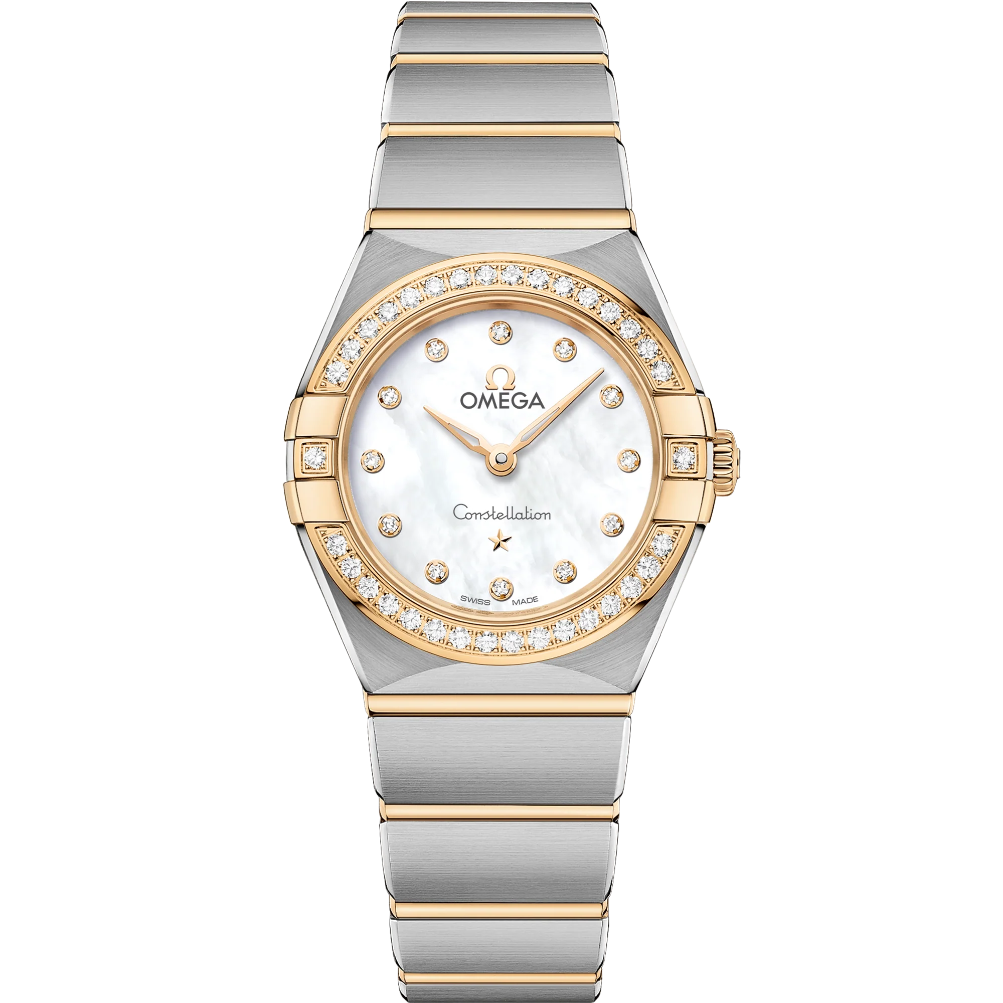 OMEGA 131.25.25.60.55.002 CONSTELLATION 25 mm, steel ‑ yellow gold on steel ‑ yellow g