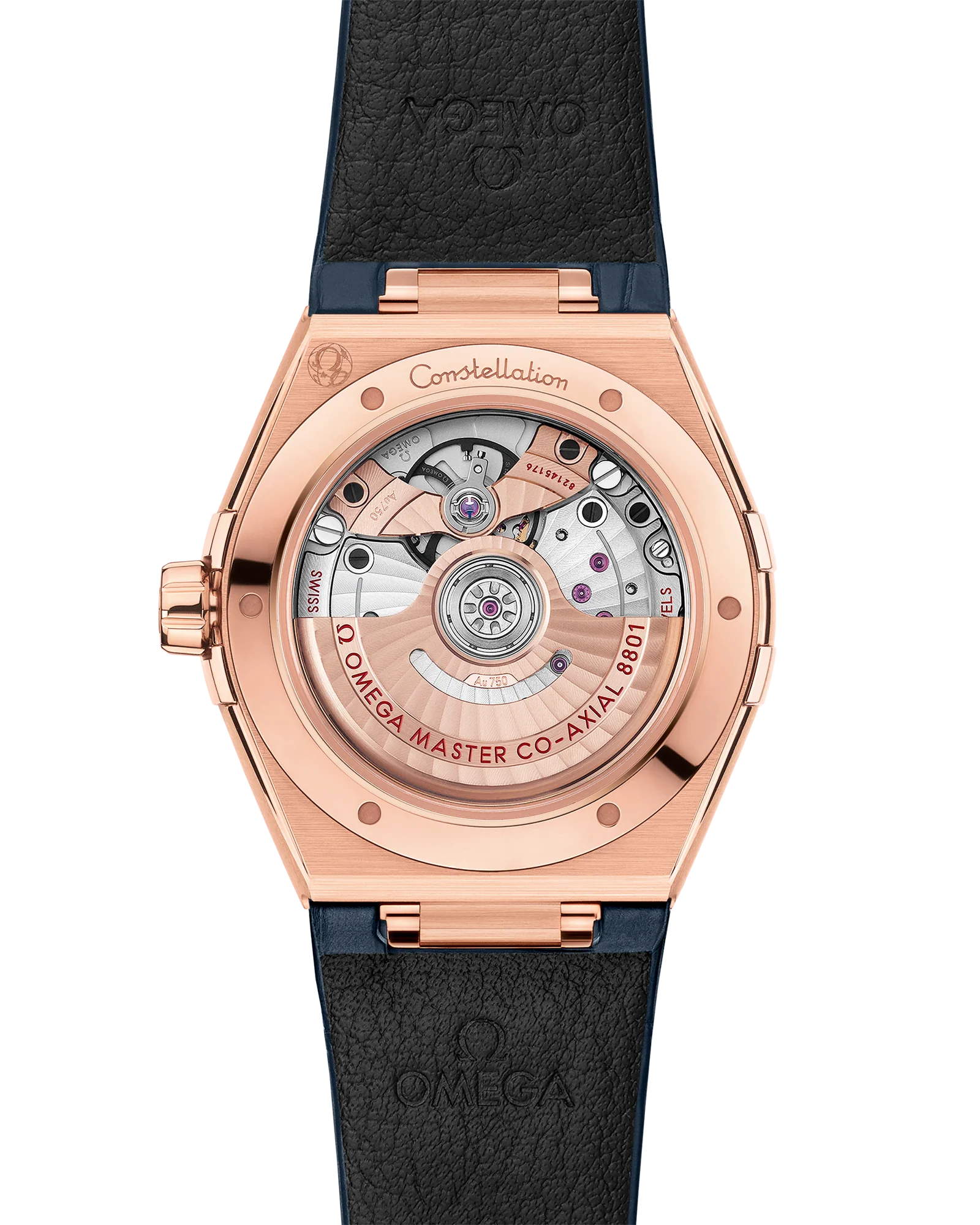 OMEGA 131.53.39.20.03.001 CONSTELLATION 39 mm, Sedna™ gold on leather strap - Image 2