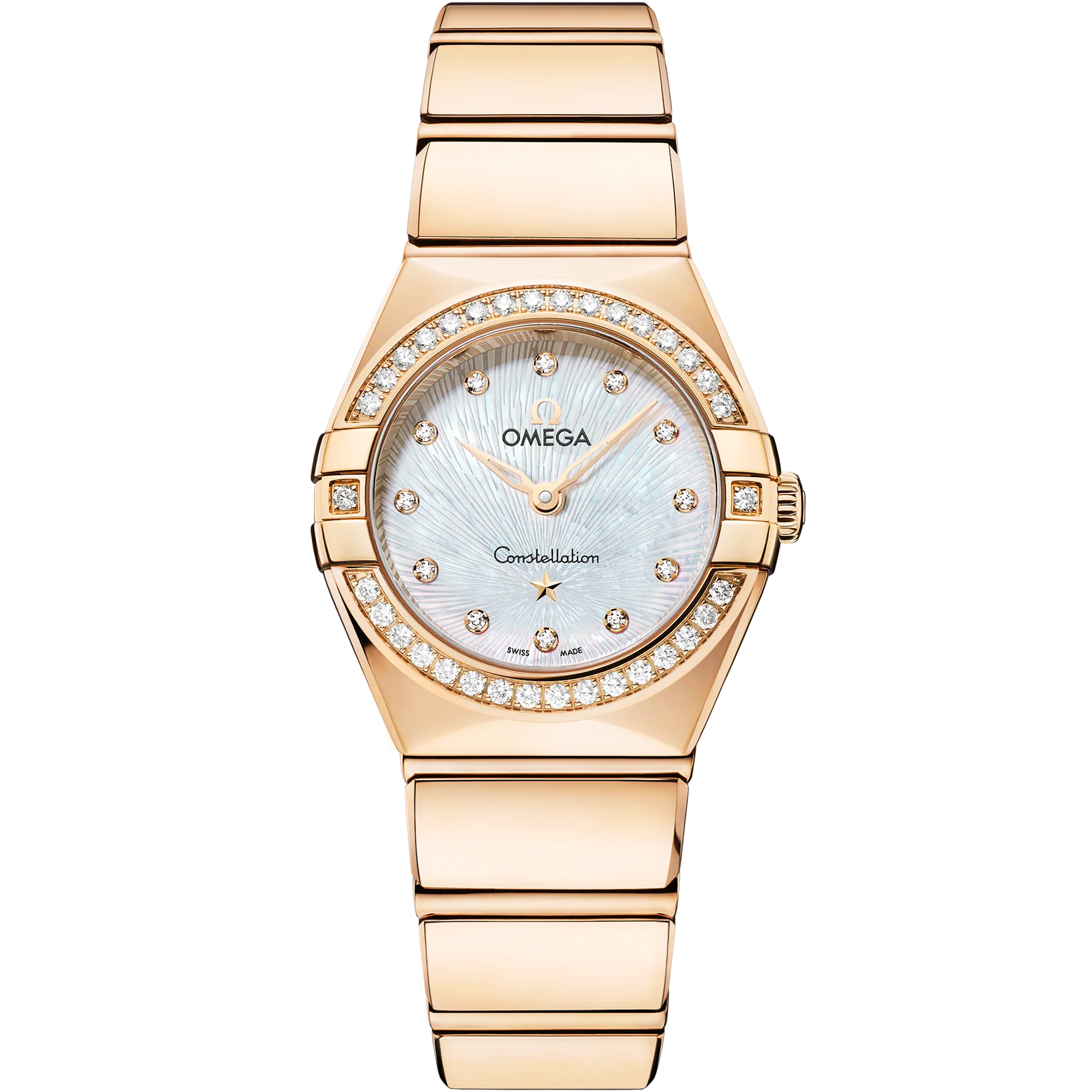 OMEGA 131.55.25.60.55.003 CONSTELLATION 25 mm, Moonshine™ gold on Moonshine™ gold