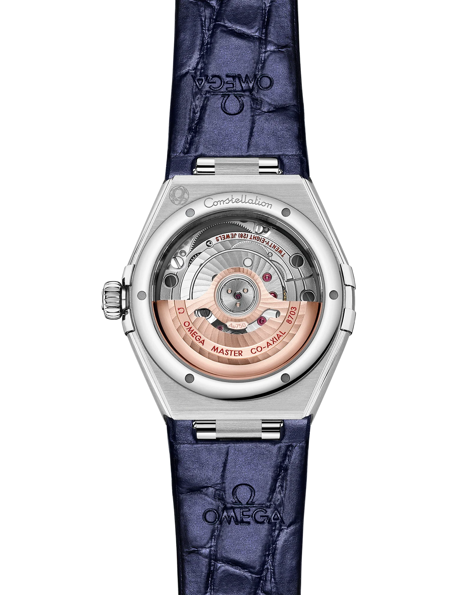 OMEGA 131.58.29.20.99.003 CONSTELLATION 29 mm, Canopus Gold™ on leather stra - Image 2