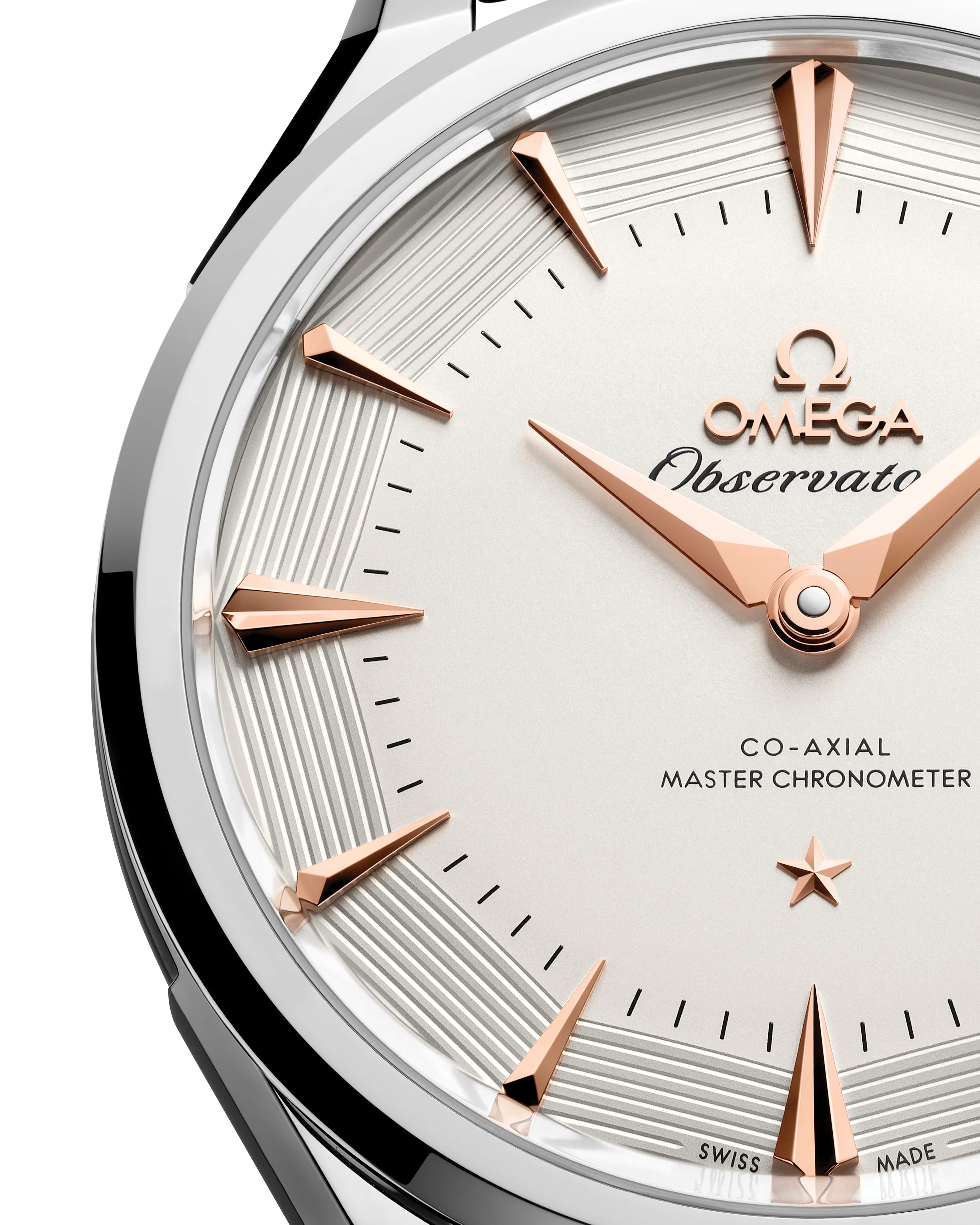 OMEGA 140.13.39.21.02.001 New Constellation Observatory 39.4 mm, O‑megasteel on alliga