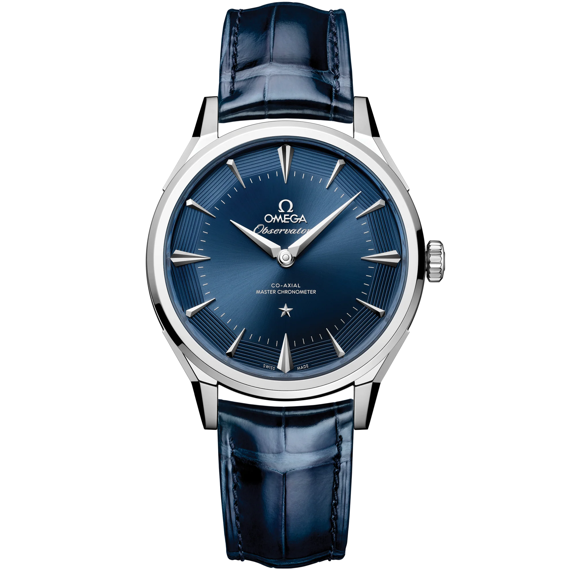 OMEGA 140.13.39.21.03.001 New Constellation Observatory 39.4 mm, O‑megasteel on alliga