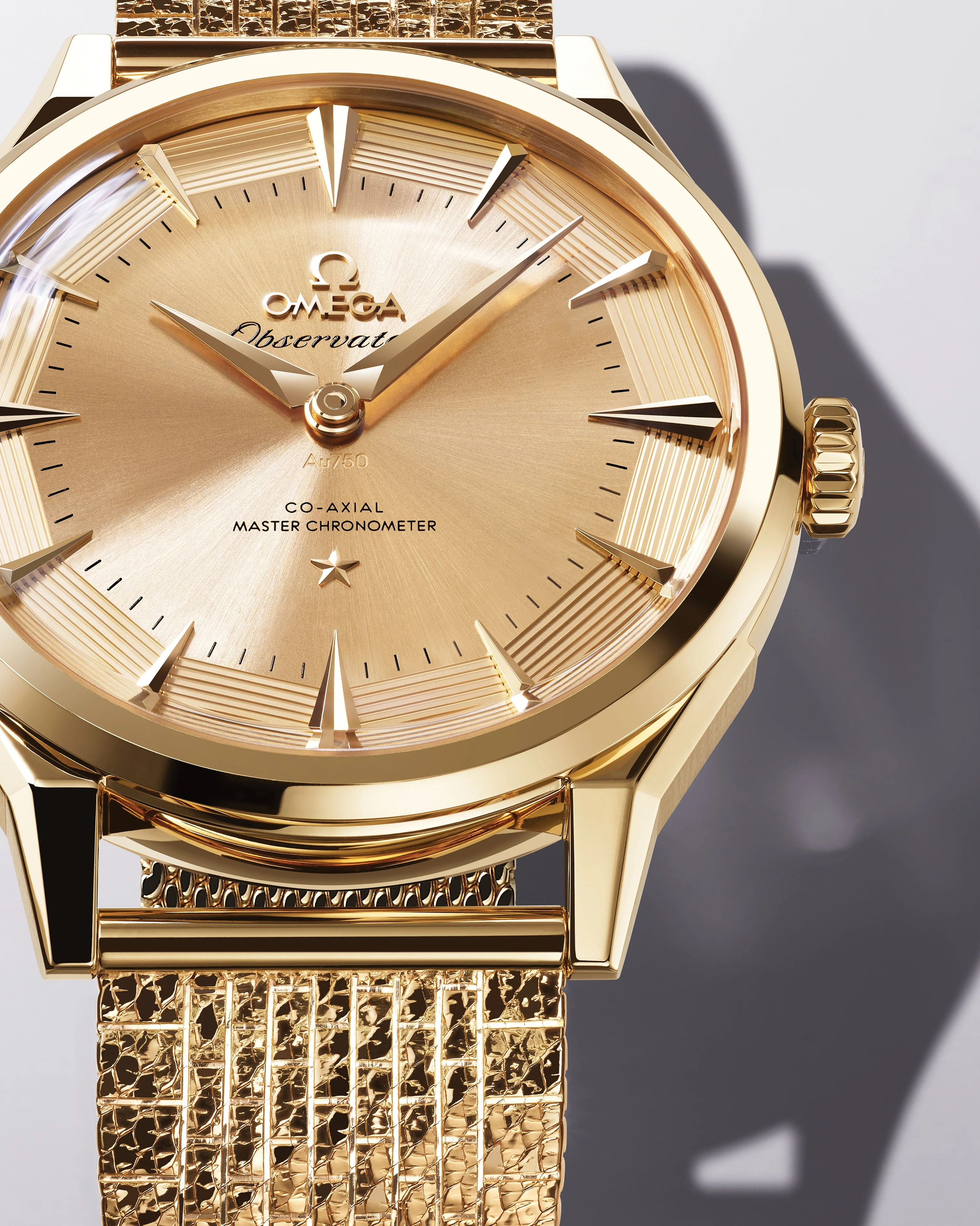 OMEGA 140.50.39.21.99.001 New Constellation Observatory 39.4 mm, Moonshine™ gold on Mo - Image 6