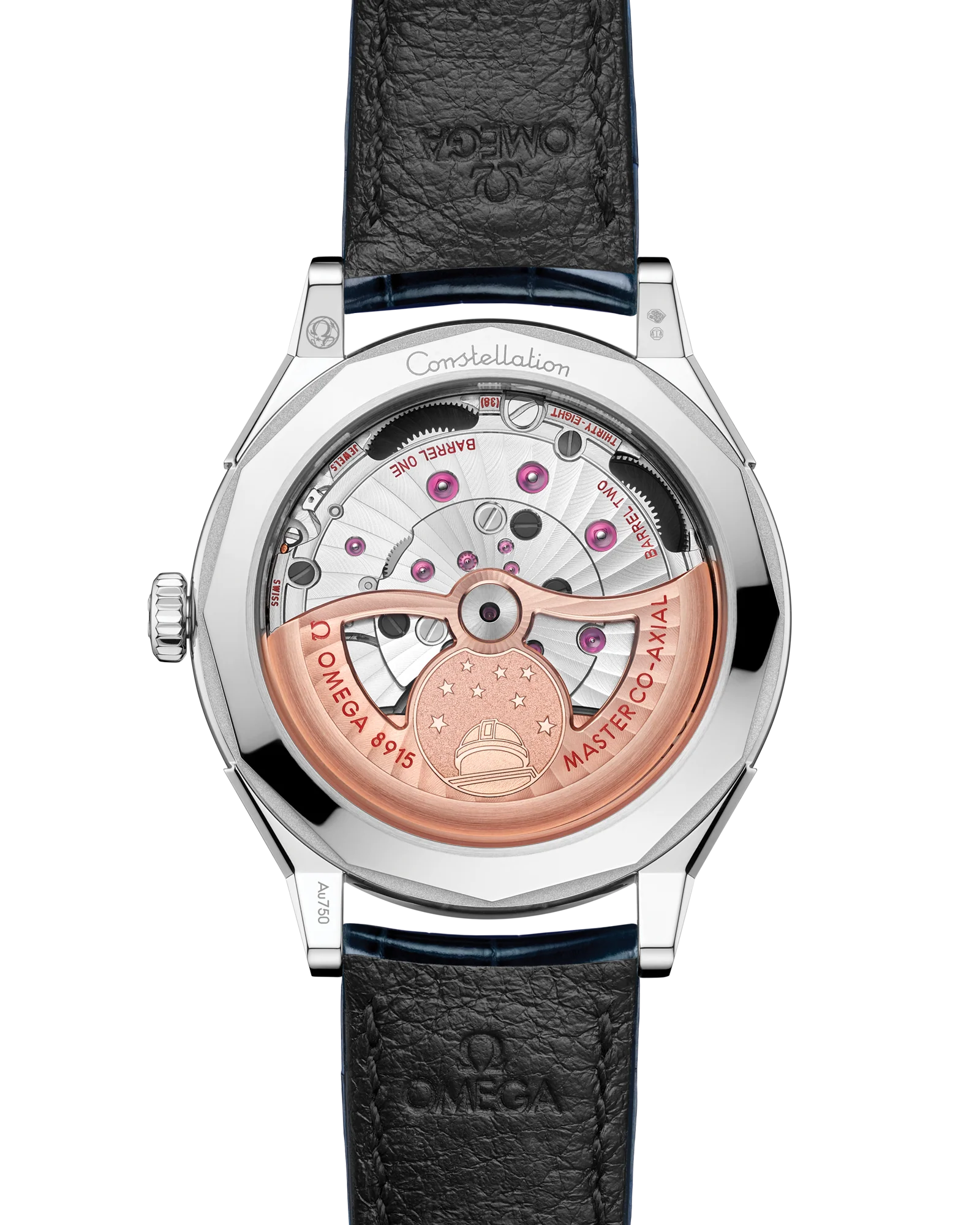 OMEGA 140.53.39.21.99.004 New Constellation Observatory 39.4 mm, Canopus Gold™ on alli - Image 2