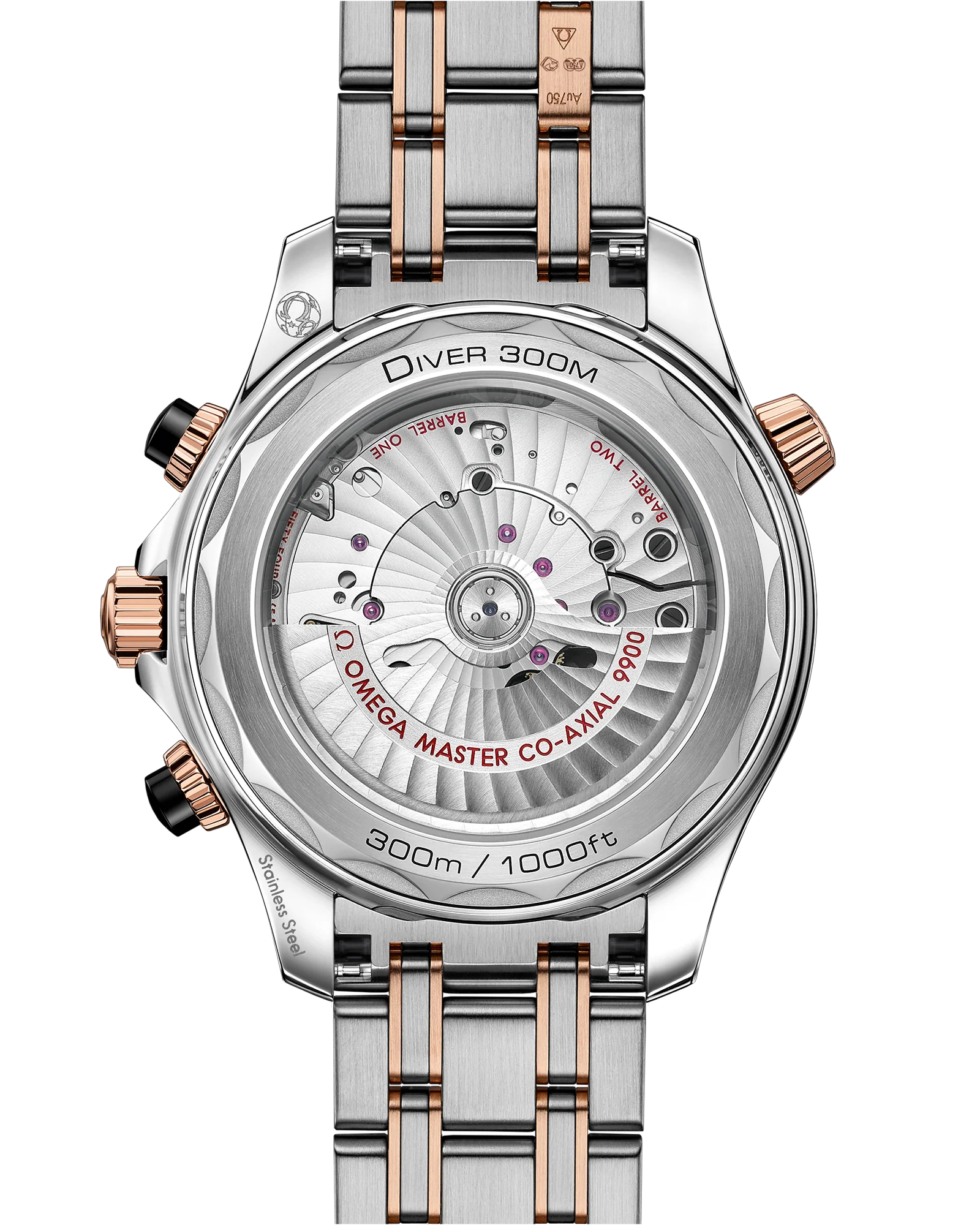 OMEGA 210.20.44.51.01.001 SEAMASTER DIVER 300M 44 mm, steel ‑ Sedna™ gold on steel ‑ S - Image 2