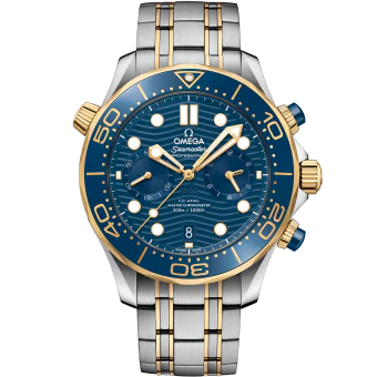 OMEGA 210.20.44.51.03.001 SEAMASTER DIVER 300M 44 mm, steel ‑ yellow gold on steel ‑ y - Image 5