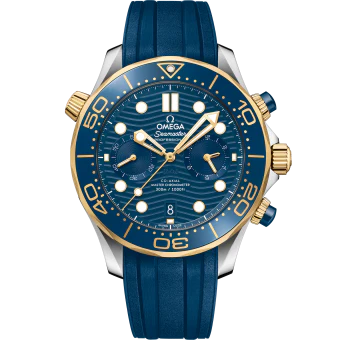 OMEGA 210.22.44.51.03.001 SEAMASTER DIVER 300M 44 mm, steel ‑ yellow gold on rubber st - Image 5