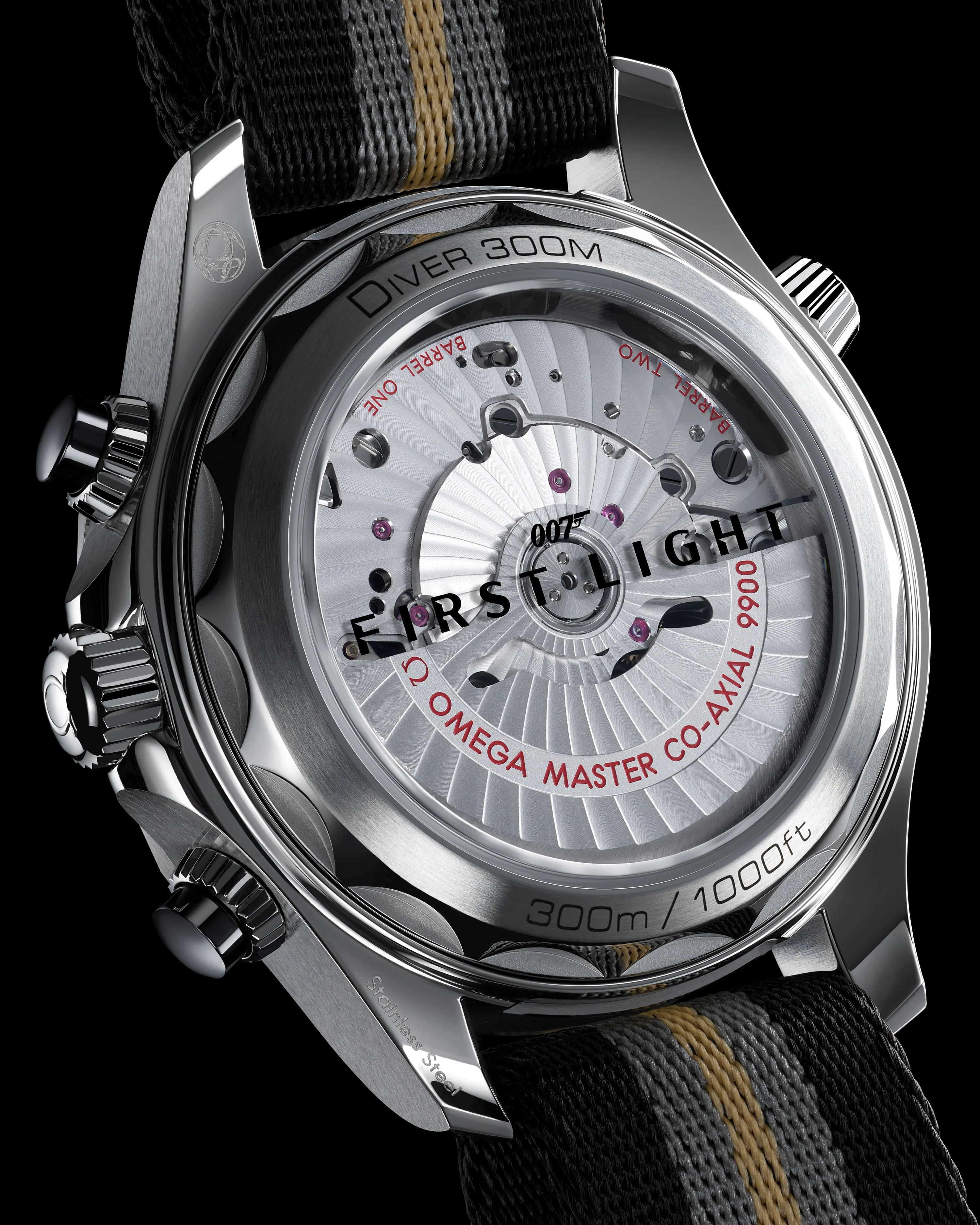 OMEGA Seamaster Diver 300M 210.32.44.51.01.002 Automatic 44mm Men's Watch with Stainless Steel NATO Strap - Image 4