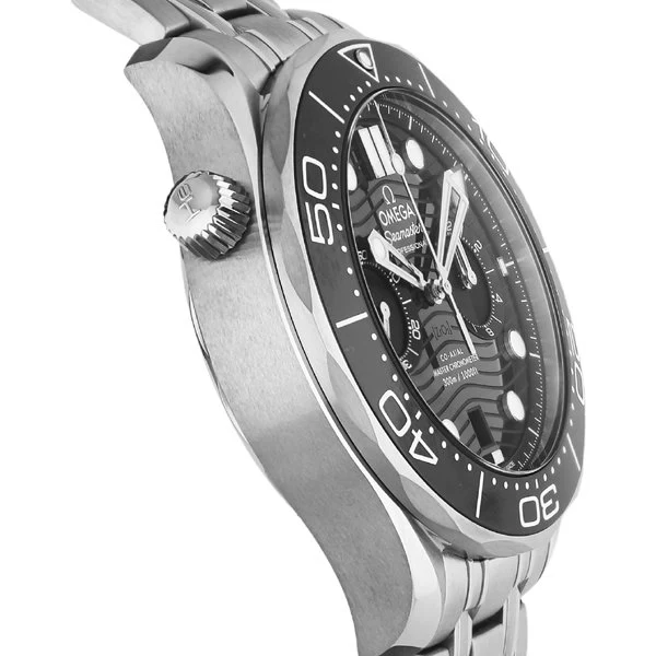 OMEGA 210.30.44.51.01.001 Seamaster Diver 300M Men's Watch with Metal Bracelet, 5 Year Warranty, Water Resistant to 300M, Stylish and Durable Design - Image 3