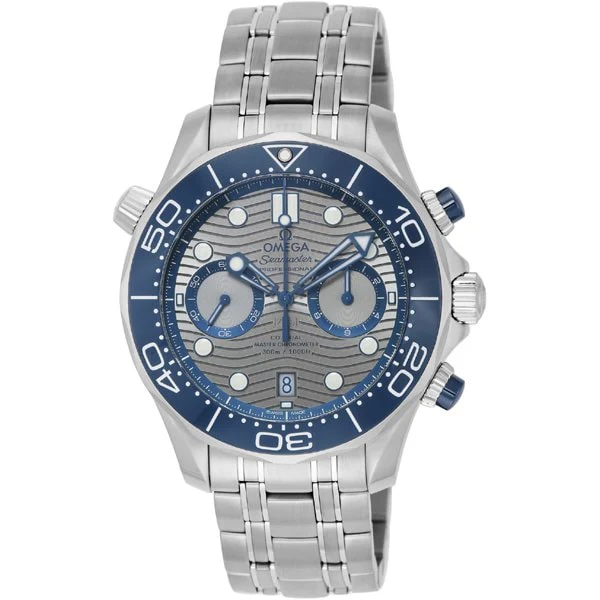 OMEGA 210.30.44.51.06.001 Seamaster Diver 300M Men's Watch with Metal Bracelet, 300M Water Resistance, 5 Year Warranty and Timeless Style