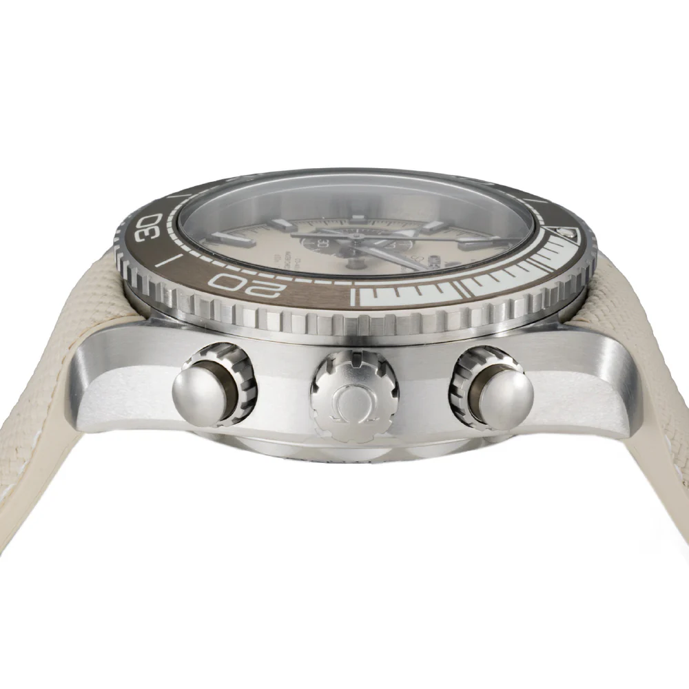 OMEGA 215.32.46.51.09.001 Seamaster Planet Ocean 600M 5-Year Warranty Beige Automatic Dive Watch - Image 4