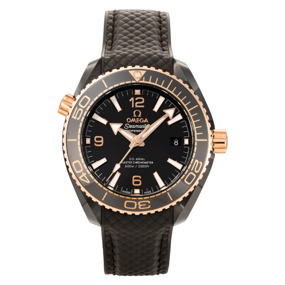 OMEGA 215.62.40.20.13.001 Seamaster Planet Ocean 600M Brown 5-Year Warranty Automatic Dive Watch
